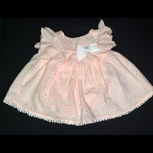 0-3 Month Pink Ilit Dress, Tahari